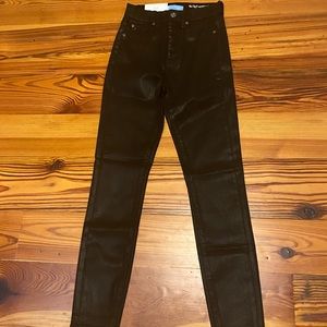 COPY - 7 For All Mankind Coated High Waist Ankle Skinny